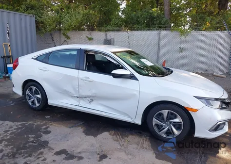 2020 Honda Civic Lx из США, поврежденный, VIN 2HGFC2F60LH571238